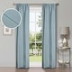 preview thumbnail 113 of 168, Superior Linen Washable Room Darkening Curtains, Set of 2 Panels 26" x 84" - Teal