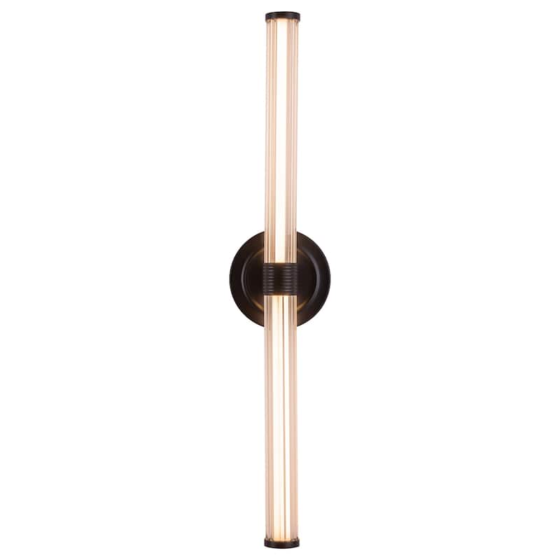 Alora Lighting WV509024-UNV Elsie 2 Light 24" Tall LED Bath Bar - Matte Black