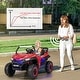 preview thumbnail 17 of 27, 12V 2-Seater Kids Ride on UTV with Slow Start Function Music - 46.5” x 29” x 28”(L x W x H)