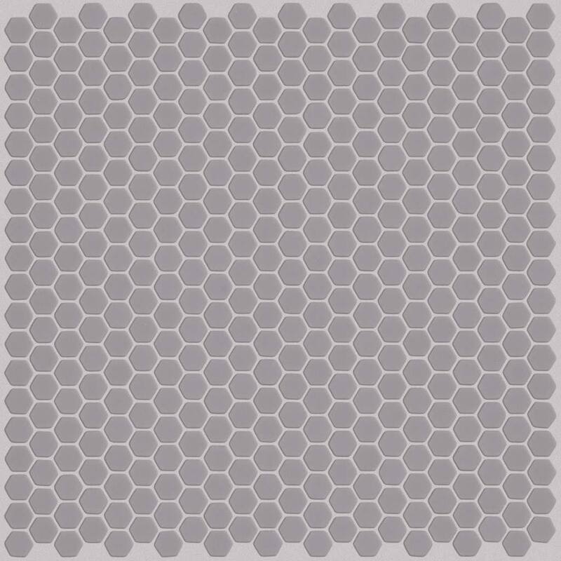 Shaw 392TS Retro Hex - 12" x 12" Hexagon Floor and Wall Tile - Sold by - Gray Hex