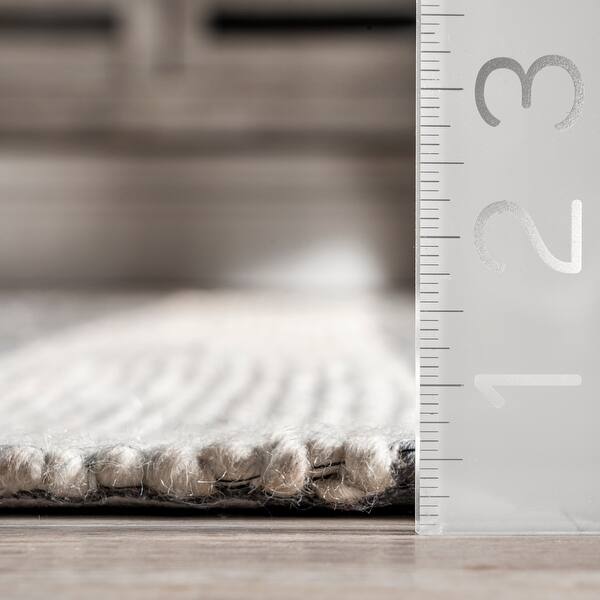 dimension image slide 1 of 3, Sophie Striped Wool Area Rug