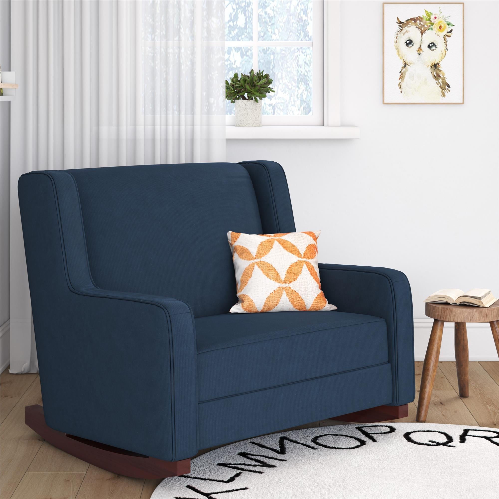 Baby relax bennet transitional wingback top rocker chair