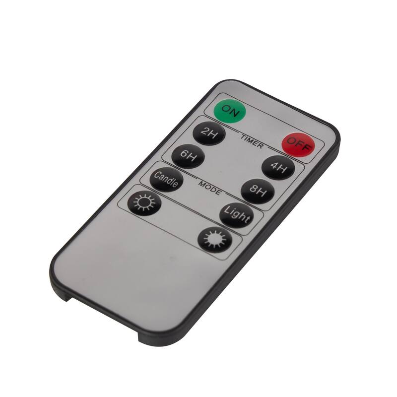 Wax Indoor Outdoor Flameless Candle with Remote Control (Set of 6)