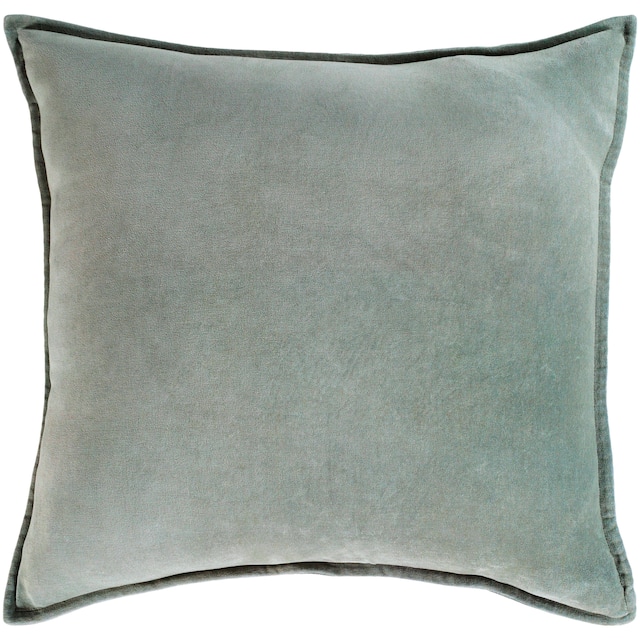 Harrell 18-inch Velvet Throw Pillow - Cover Only - Sage