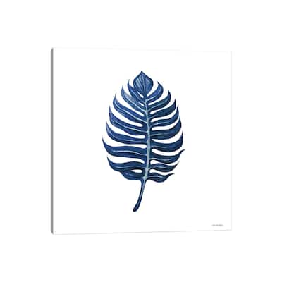 iCanvas "Watercolor Blue Leaf I" by Seven Trees Design Canvas Print