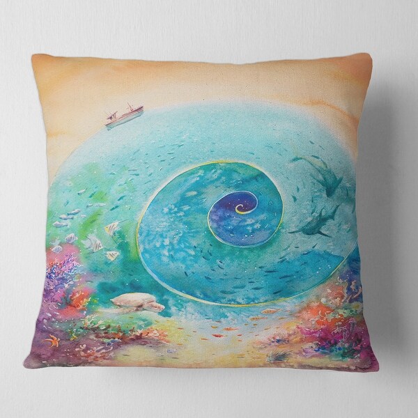 Coral reef shop throw pillows