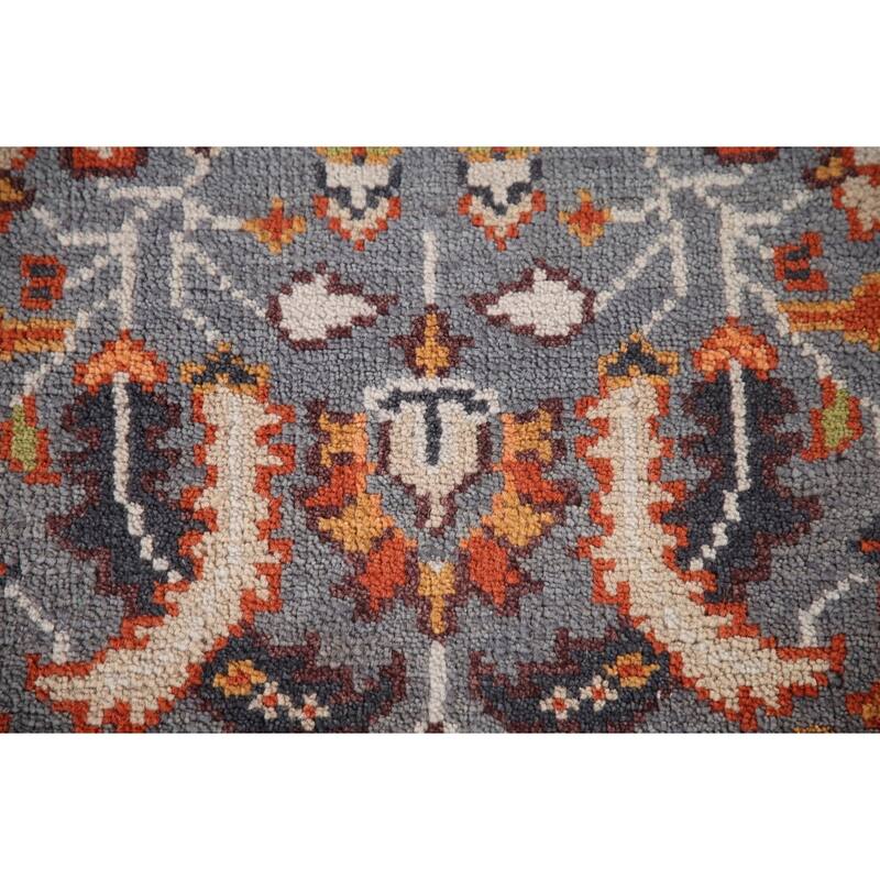 Gray Heriz Indian Area Rug Handmade Wool Carpet - 3'2"x 5'1"
