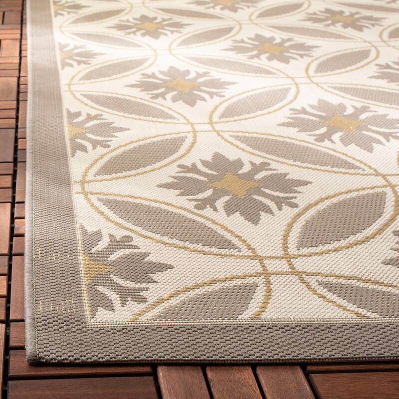 SAFAVIEH Courtyard Walfriede Indoor/ Outdoor Waterproof Rug