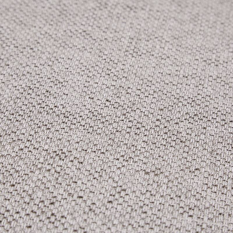 Roomfitters 38-Inch Cracked Ice Counter Stool, Solid Rubberwood Frame with Upholstered Seat and Carmel Oak Finish, Light Gray