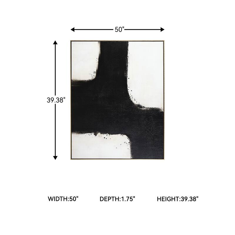 Ashley Furniture Reighlea Black/White Wall Art