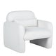 preview thumbnail 5 of 42, Stylish and Minimalist Single Sofa Chair with Arms and Pillow, Armchair, Accent Chair for Living Room, Bedroom, Study