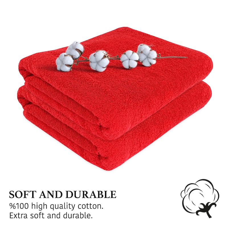 Large Bath Towel - Ultra-Absorbent Natural Cotton Bath Sheet Towel for Bathroom - 40 x 80 Inches Thick Luxury Bath Towel