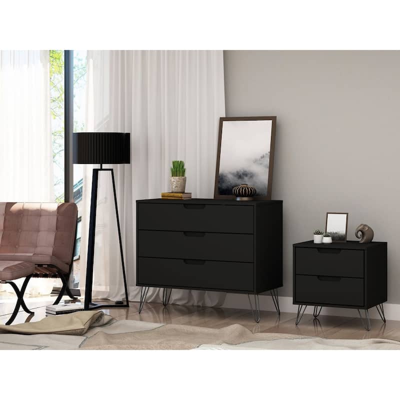Manhattan Comfort Rockefeller 2-Piece Dresser Set