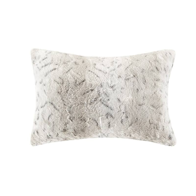 King 4PC Faux Fur Comforter Set