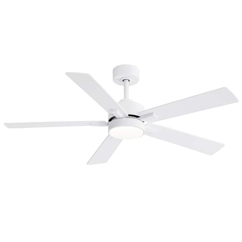52 inch 5 Blade LED Ceiling Fan with Remote and Light Kit