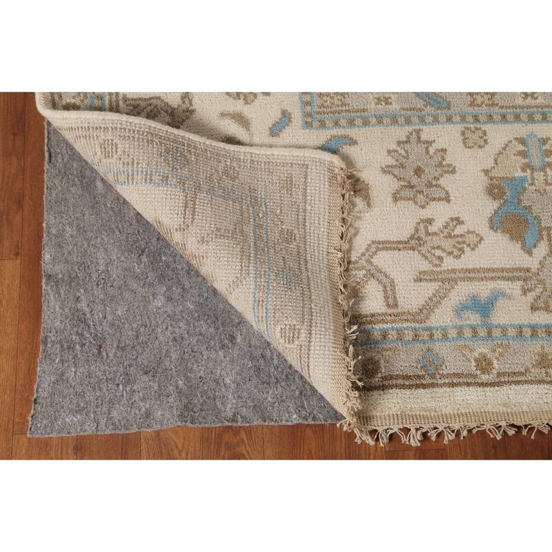 Oushak Indian Area Rug Handmade Wool Carpet - 8'0"x 10'2"