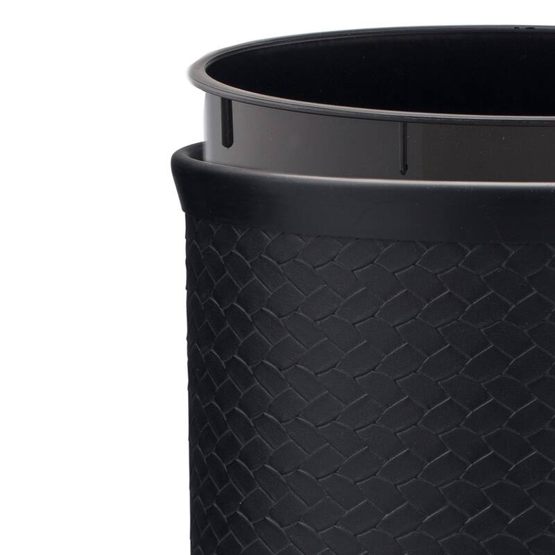 SAN REMO 13qt Oval Wastebasket with Liner (2pc Set)