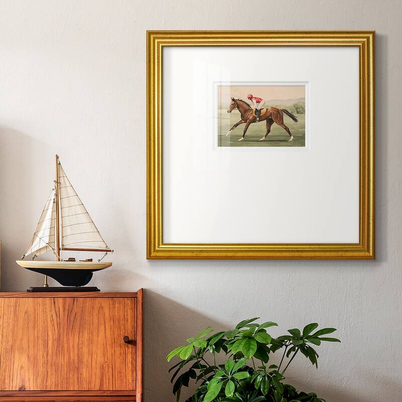 Vintage Equestrian IPremium Framed Print