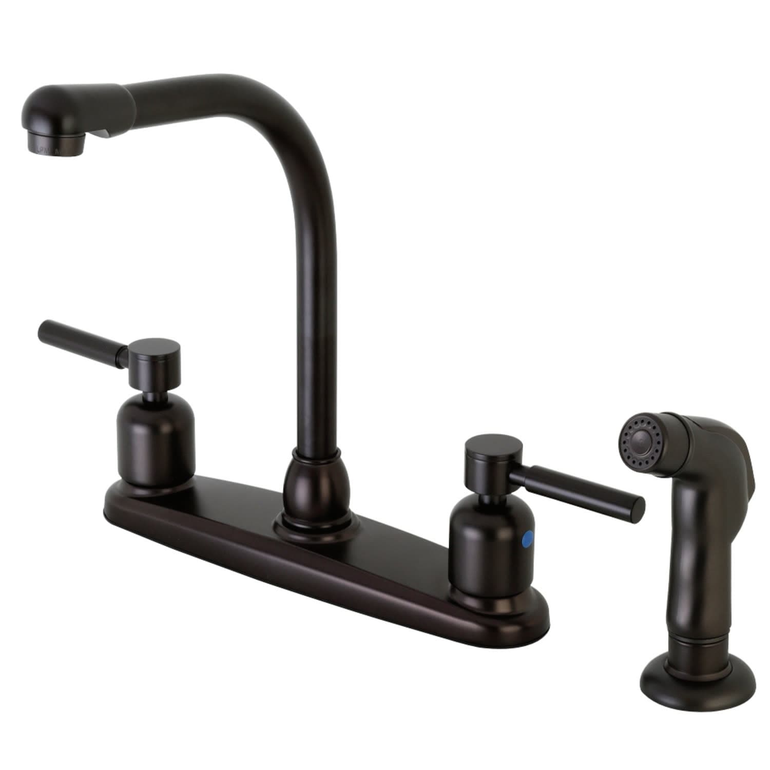 Kingston Brass Concord 1.8 GPM Standard Kitchen Faucet - Includes Side