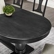 preview thumbnail 21 of 26, Extendable Wooden Dining Table Set with 6 Pieces of Chair Solid Wood Curved Oval for 4-6 People
