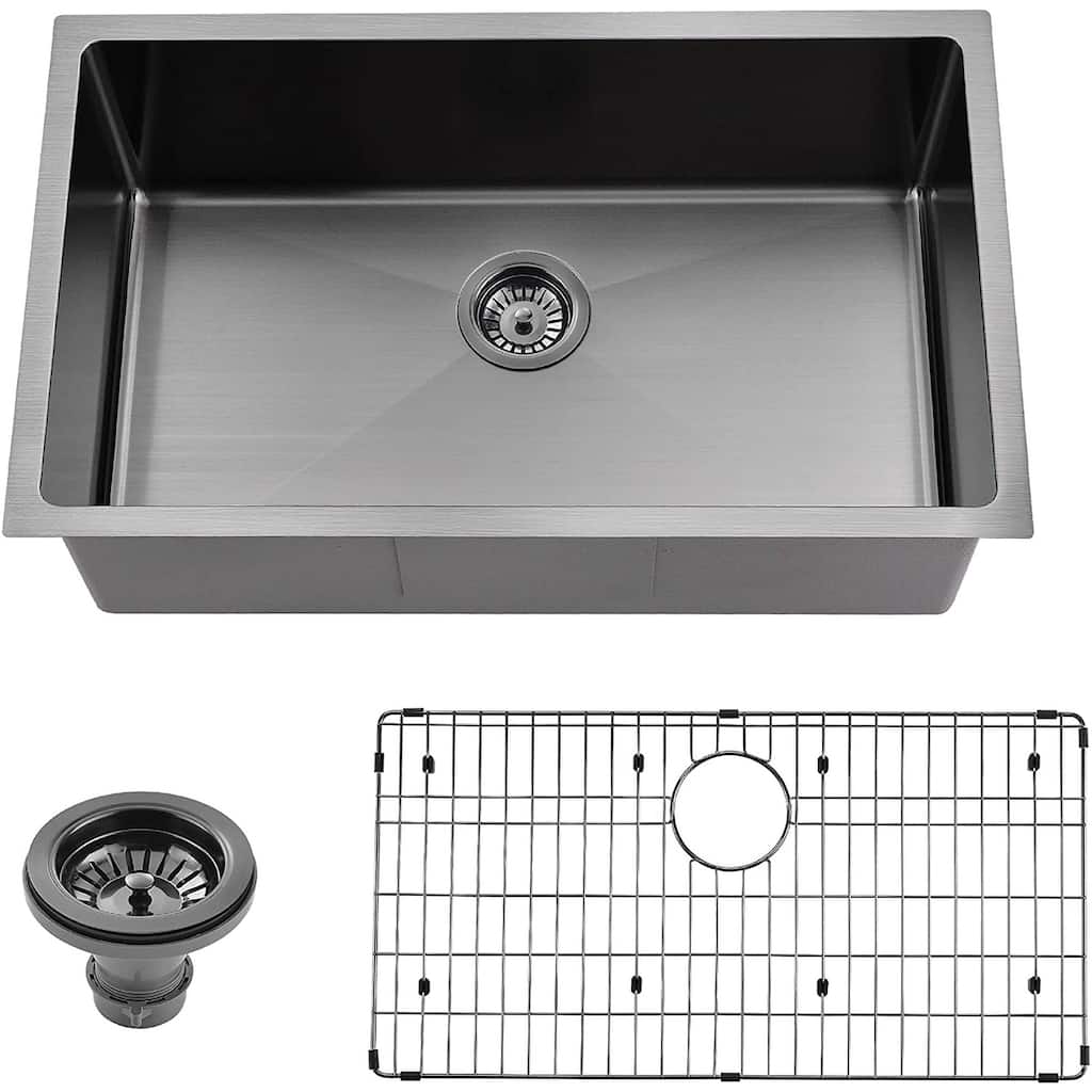 UM3018 17 Inch Under-mount Stainless Steel Single Bowl Kitchen Sink