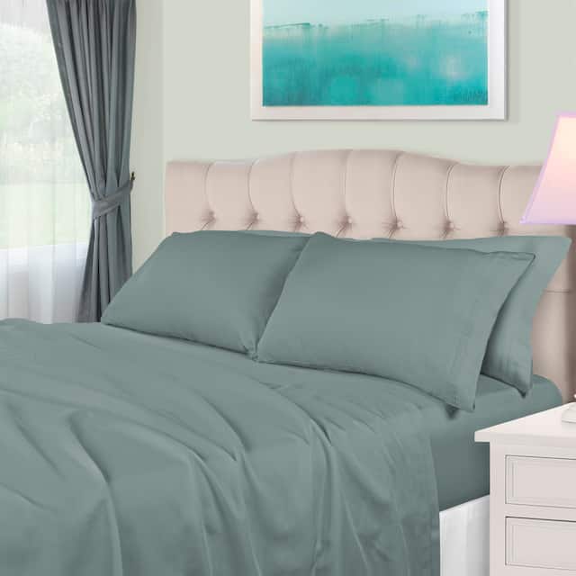 Superior Egyptian Cotton 650 Thread Count Bed Sheet Set - Queen - Teal