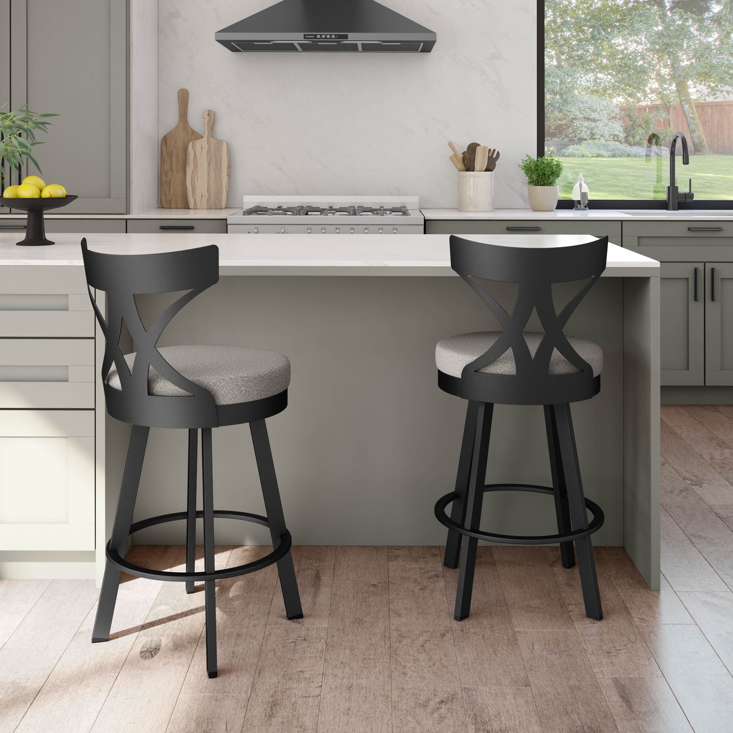 Amisco duncan sales swivel counter stool