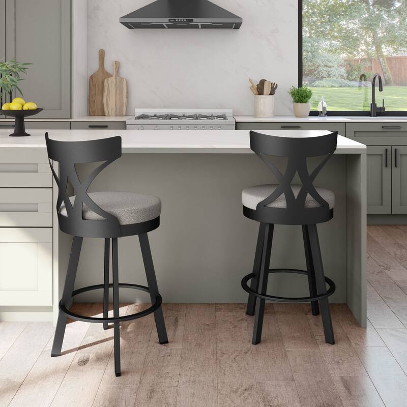 Amisco Washington Swivel Counter Stool