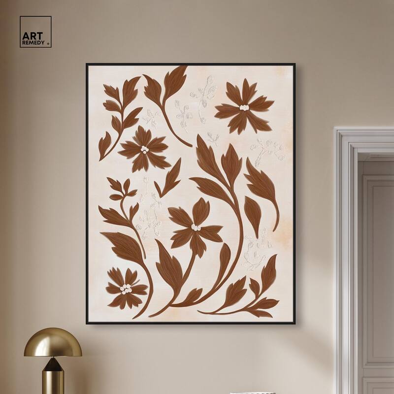 Sepia Sepal II Canvas by Art Remedy