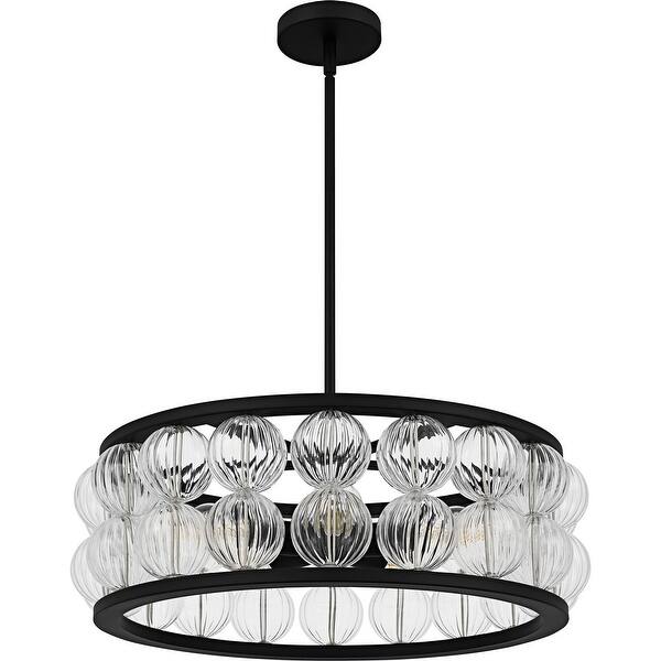 slide 2 of 6, Terrarock Pendant Black