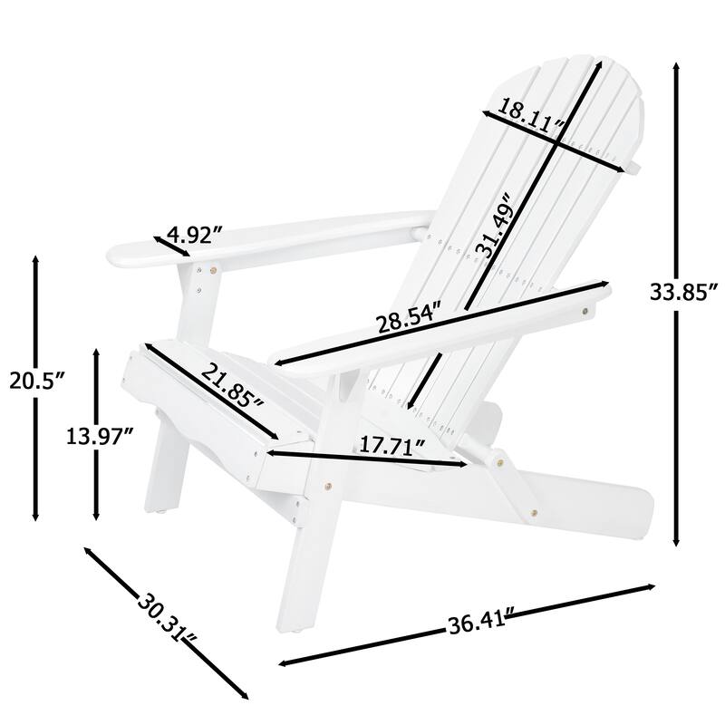 Malibu Adirondack Chair (Excluding the table)