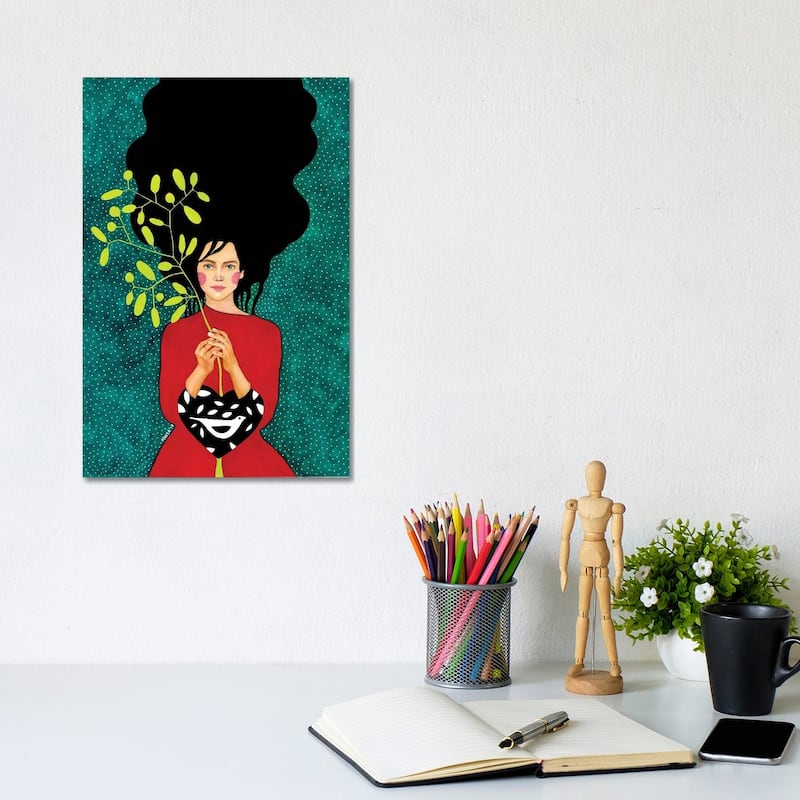 iCanvas "Exist" by Hulya Ozdemir Canvas Print - 12x8x0.75