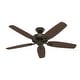 preview thumbnail 10 of 28, Hunter 52" Builder Elite Ceiling Fan w/Pull Chains - Traditional, Casual, Transitional