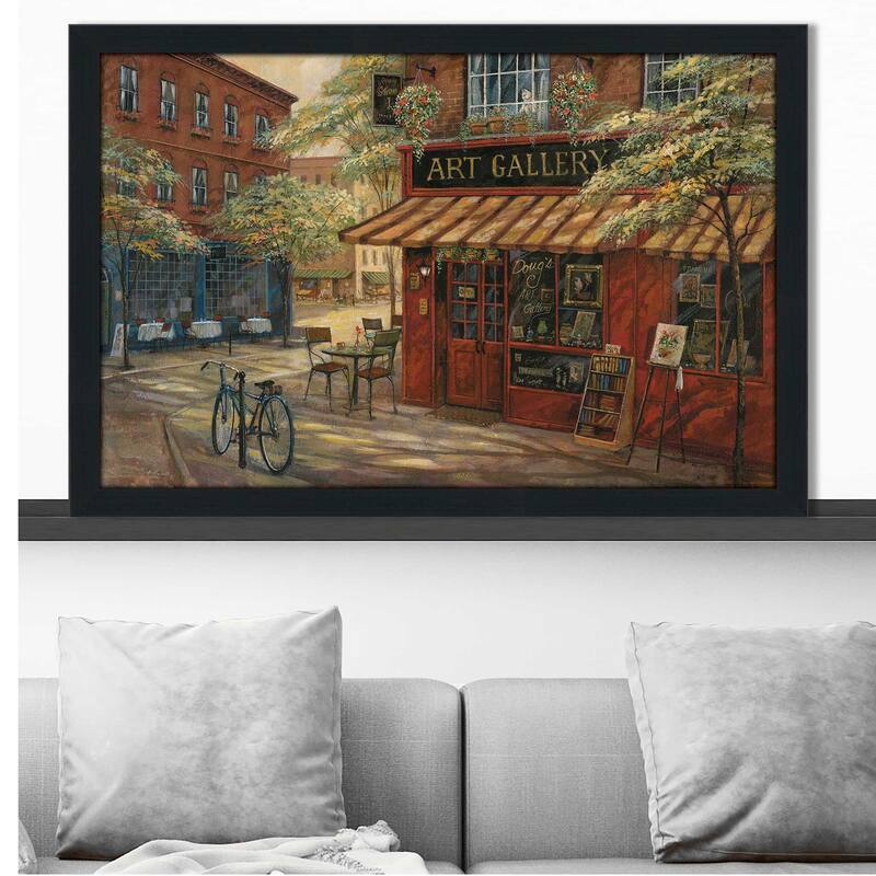"Dougs Art Gallery" by Ruane Manning Print on Acrylic.