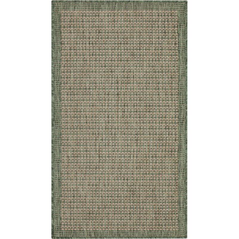 Well Woven Medusa Odin Indoor Outdoor Border Solid Area Rug