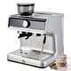 preview thumbnail 1 of 30, 20 BAR Semi-Automatic Espresso Machine with Built-in Grinder Milk Steamer Silver