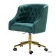 preview thumbnail 18 of 57, ET Tufted Task Chair With Golden Base by HULALA HOME