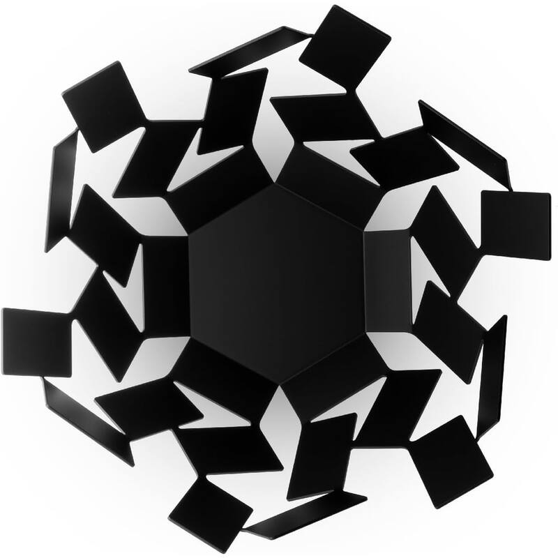 Alessi MT02B Stanza Dello Scirocco Fruit Holder, Black