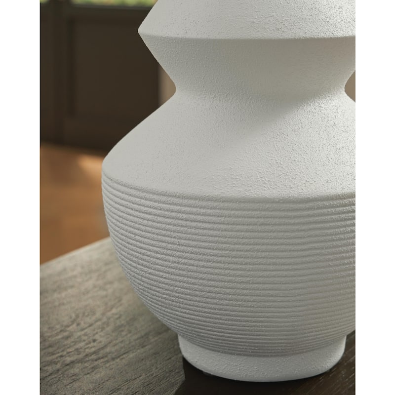 Signature Design by Ashley Naveen White Vase