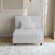 Option Sea Salt Grey-Armless Sofa