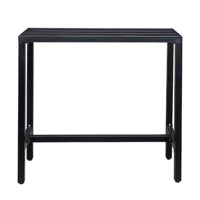 Outdoor 40 in. Metal Bar Dining Table