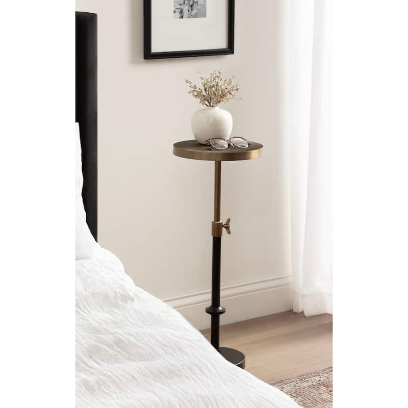 Kate and Laurel Engles Metal Table and Plant Stand