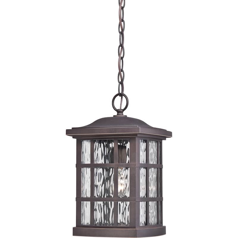 Stonington 1-Light Outdoor Hanging Lantern in Palladian Bronze - Palladian Bronze