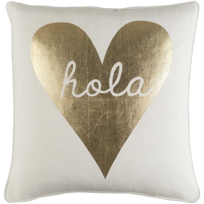 Decorative 18-inch Hill Feather Down or Polyester Filled Throw Pillow
