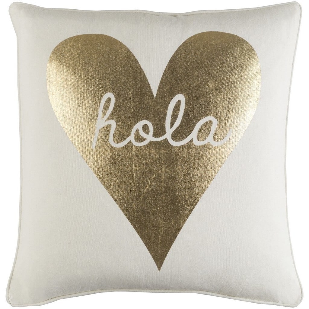 Decorative 18-inch Hill Feather Down or Polyester Filled Throw Pillow
