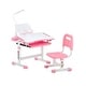 preview thumbnail 2 of 23, Kids Chair and Desk Set Table with Adjustable Height and Steel Frame Suitable for Any Room - 27.56 x 20.08 x (20.87 - 27.95) in