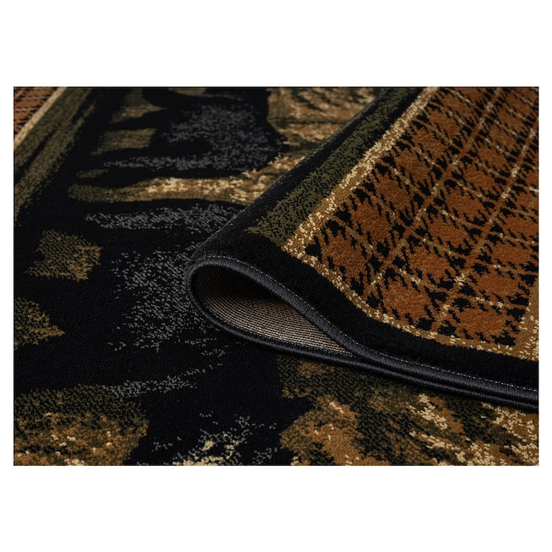 Sunset Valley Bearfoot Antique Lodge Area Rug