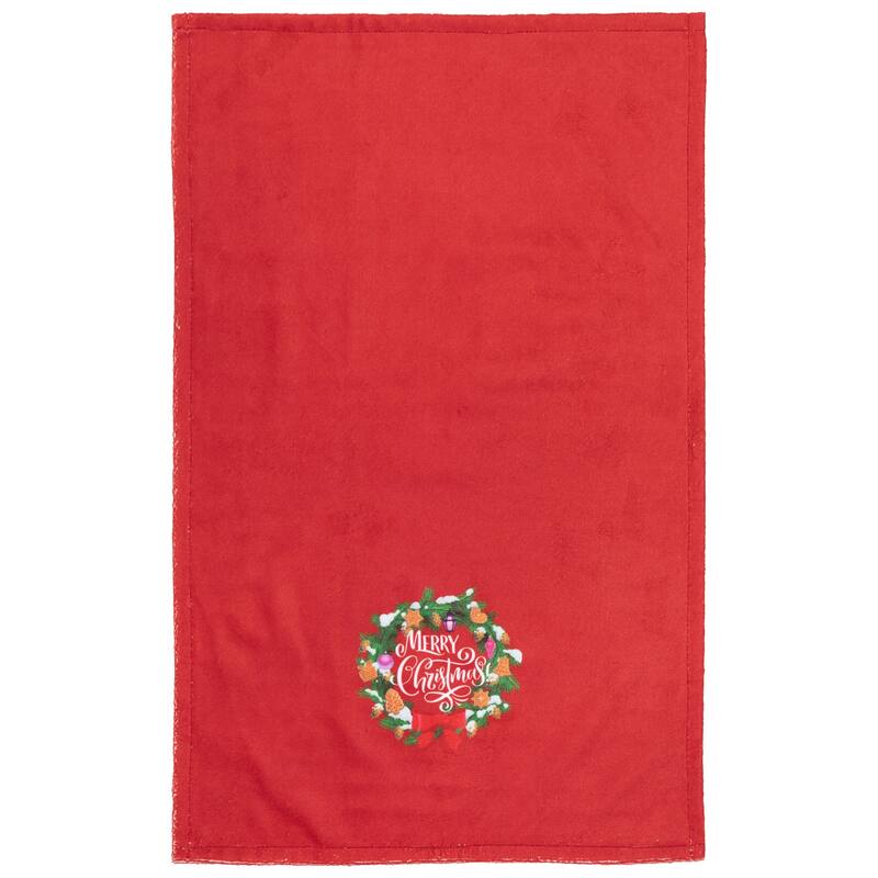 Merry Christmas Kitchen Tea Towels - 26" - Set of 2