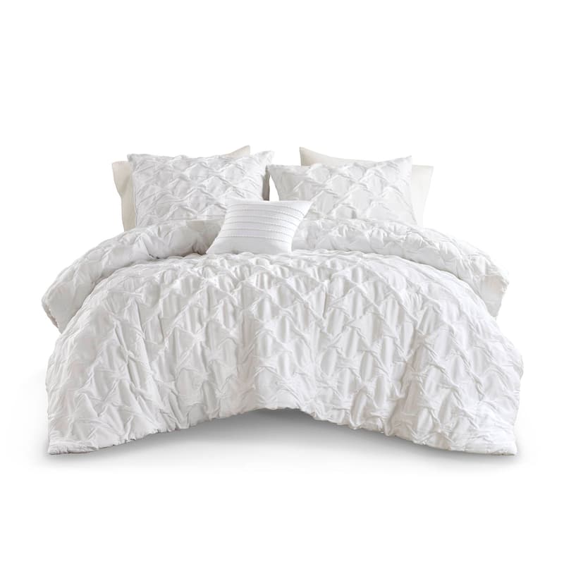 Chelsea Square Bailey Diamond Pucker Woven Comforter Set