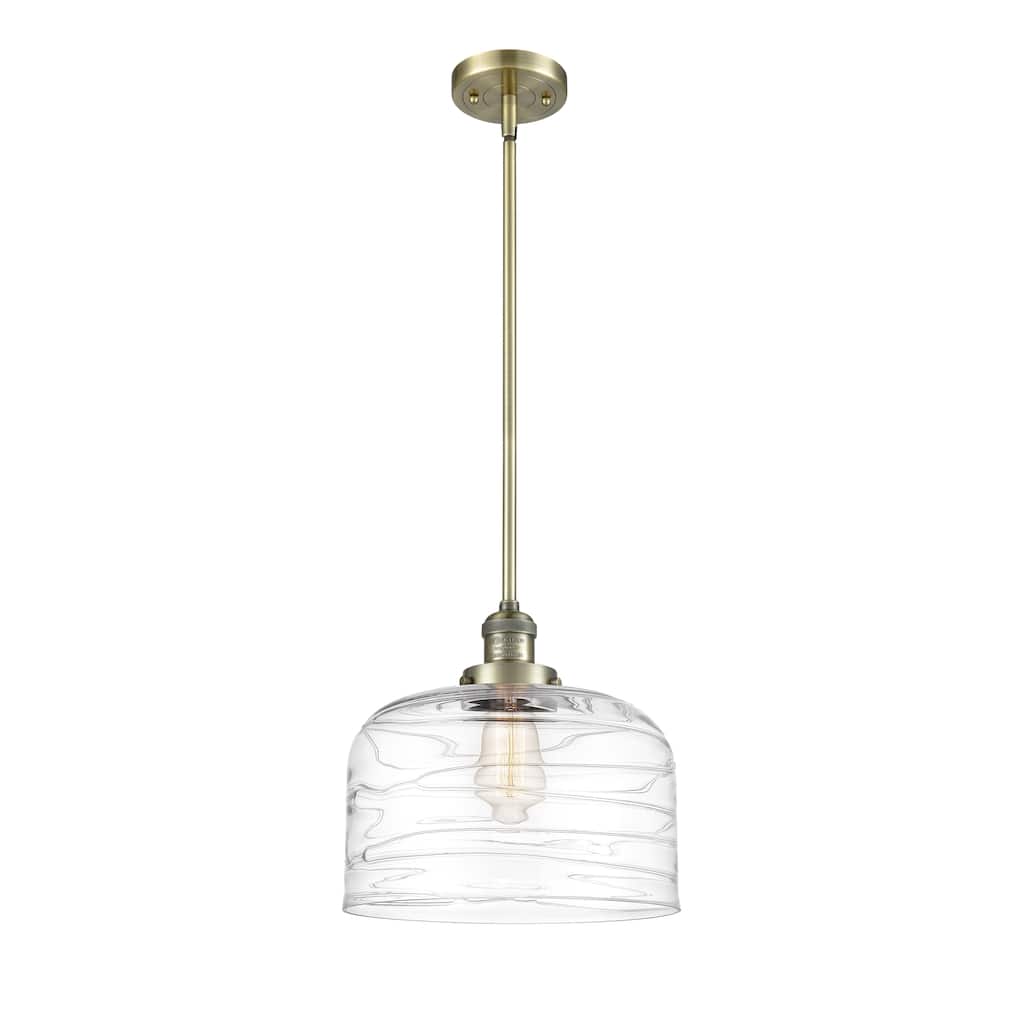 Innovations Lighting Franklin Restoration Bell - 1 Light 12" Stem Hung Mini Pendant